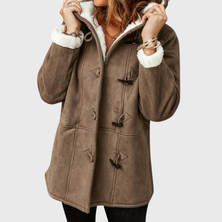 Jacket for Women | Hooded Button Front Style