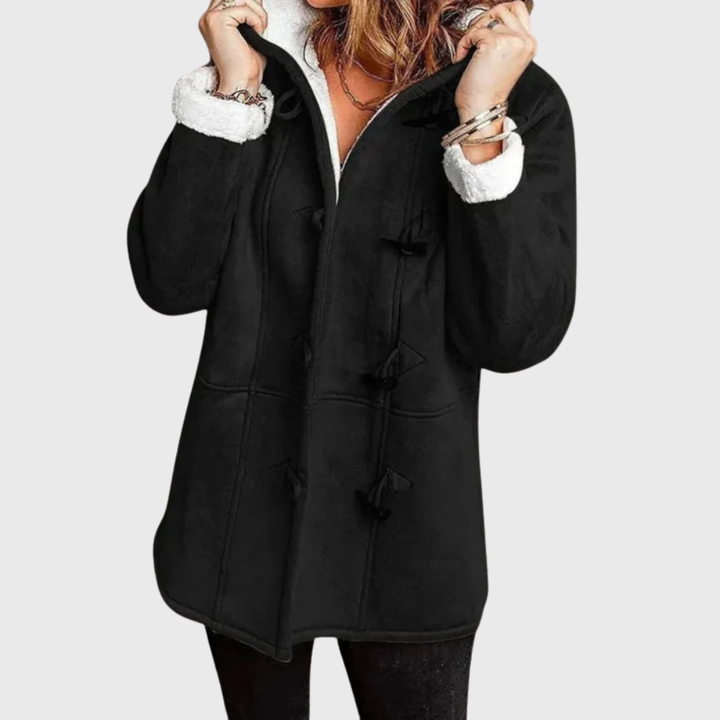 Jacket for Women | Hooded Button Front Style