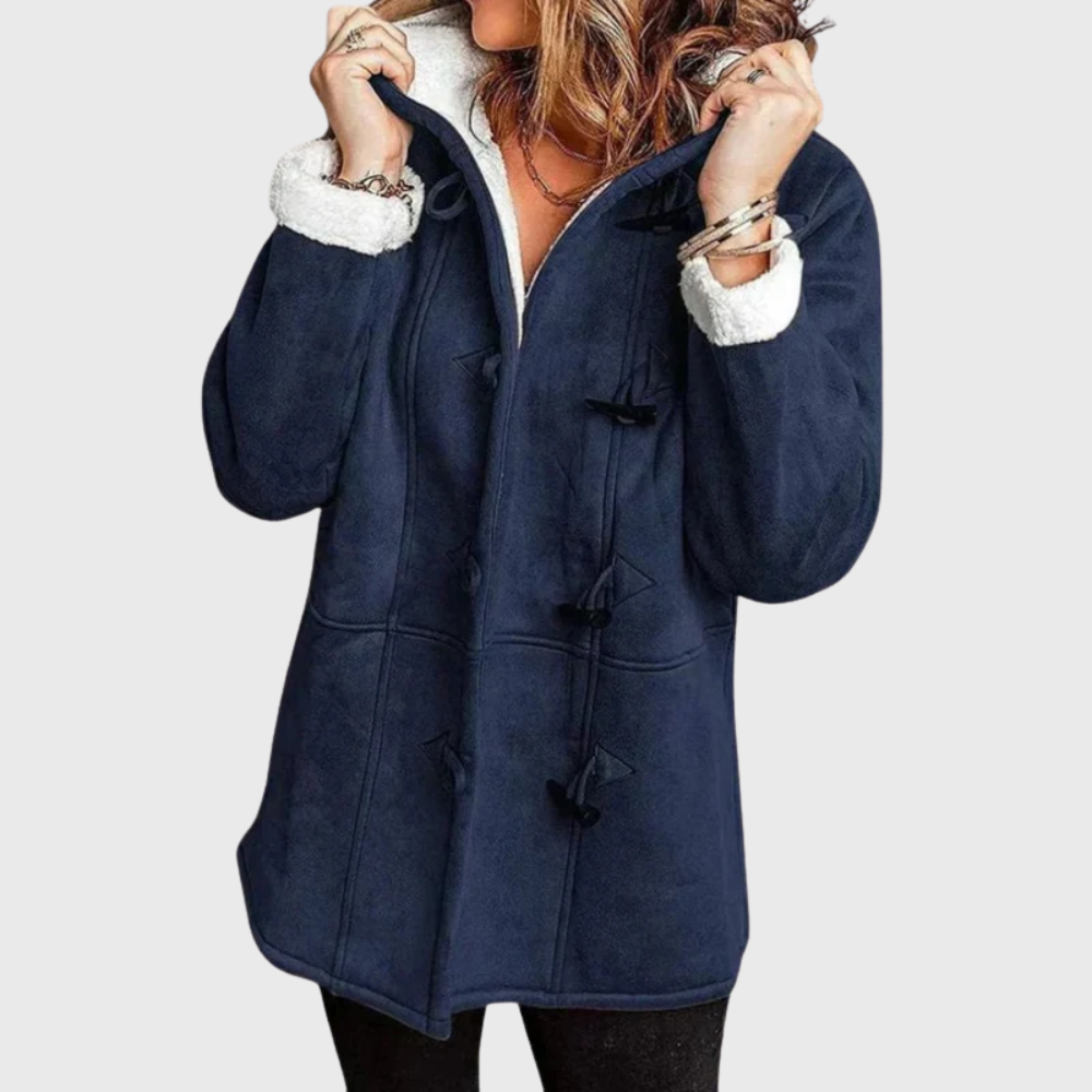 Jacket for Women | Hooded Button Front Style