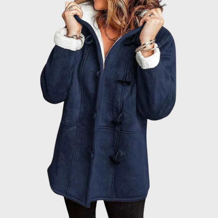Jacket for Women | Hooded Button Front Style