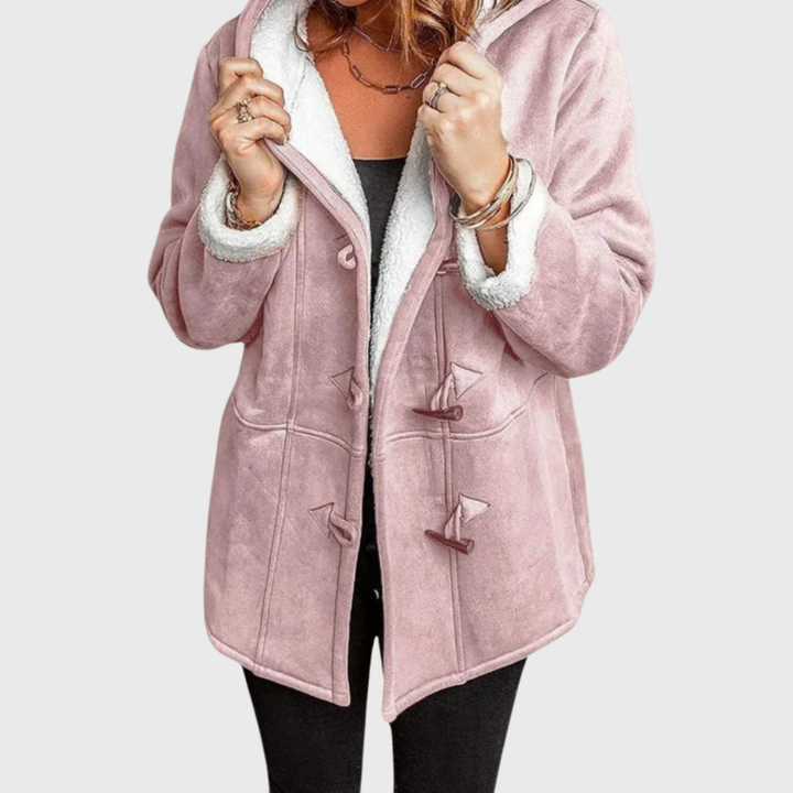 Jacket for Women | Hooded Button Front Style
