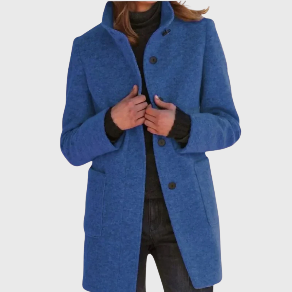 Coat for Women | Button Front Mid Length