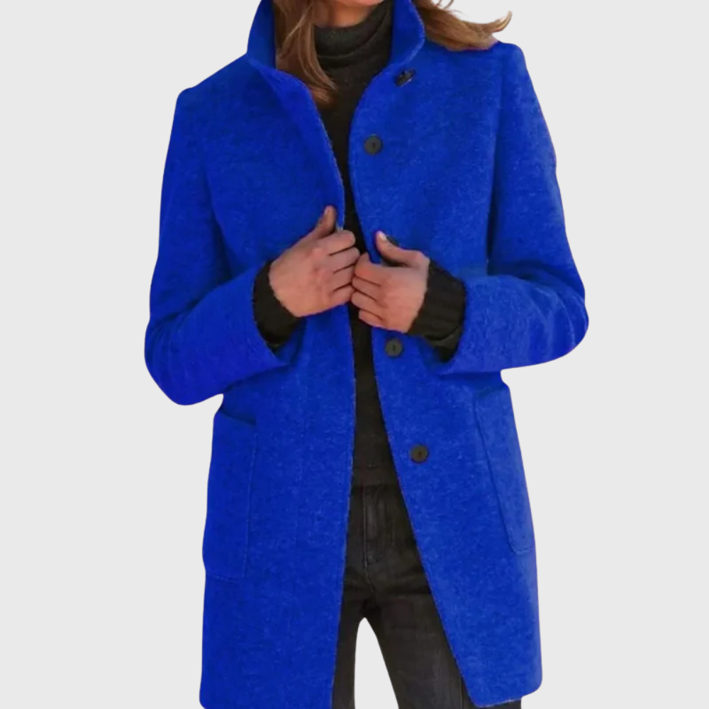 Coat for Women | Button Front Mid Length