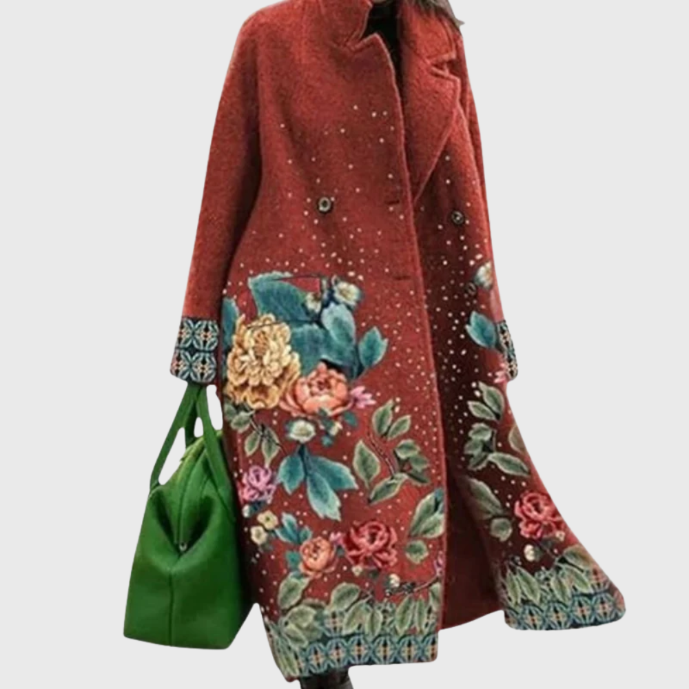Coat for Women | Oversized Artistic Print