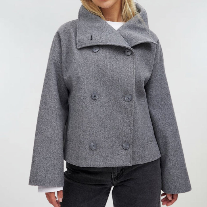 Jacket for Women | Cropped Double Breasted Lapel