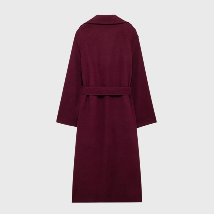 Coat for Women | Long Double Breasted Belted Outerwear