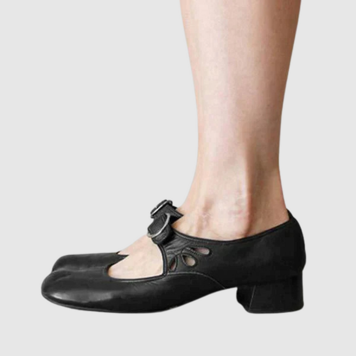 Women’s Mary Jane Shoes | Low Heel Buckle Strap