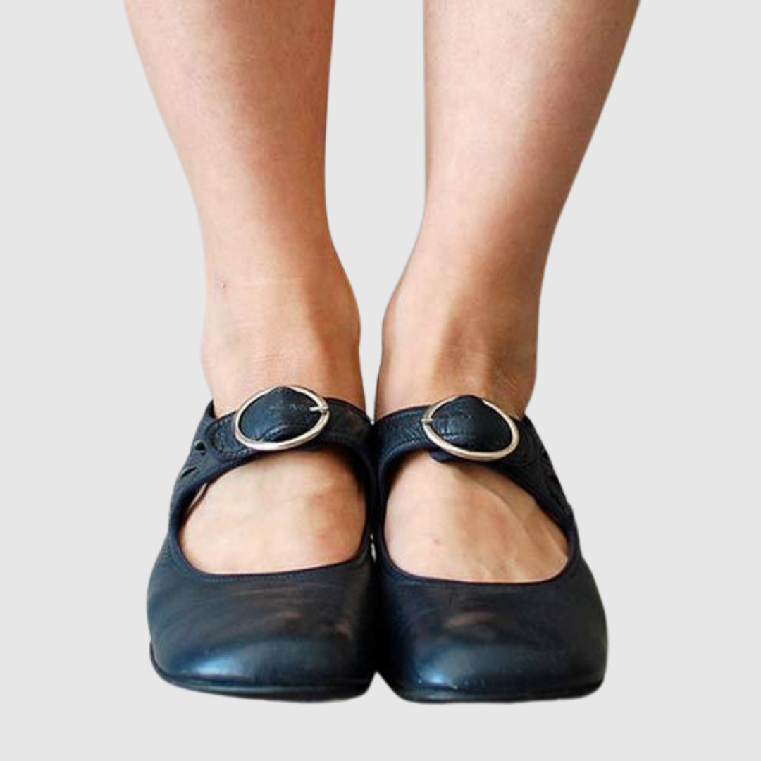Women’s Mary Jane Shoes | Low Heel Buckle Strap