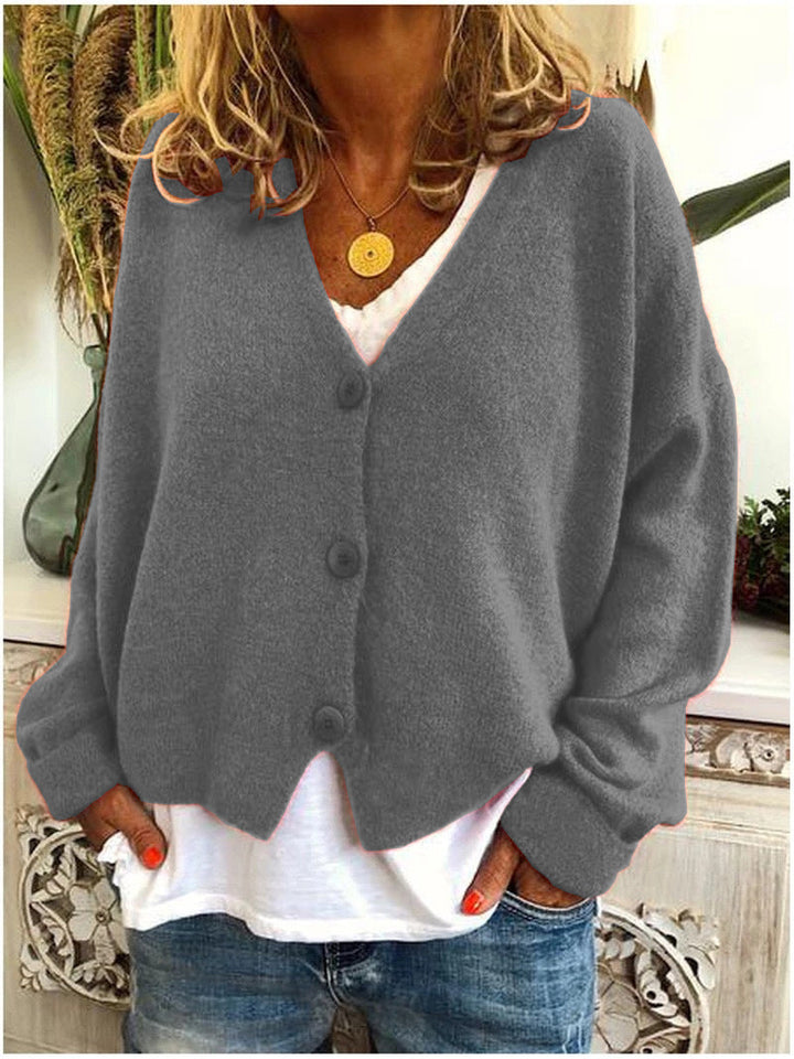 Women's Cardigan | V-Neckline Relaxed Fit