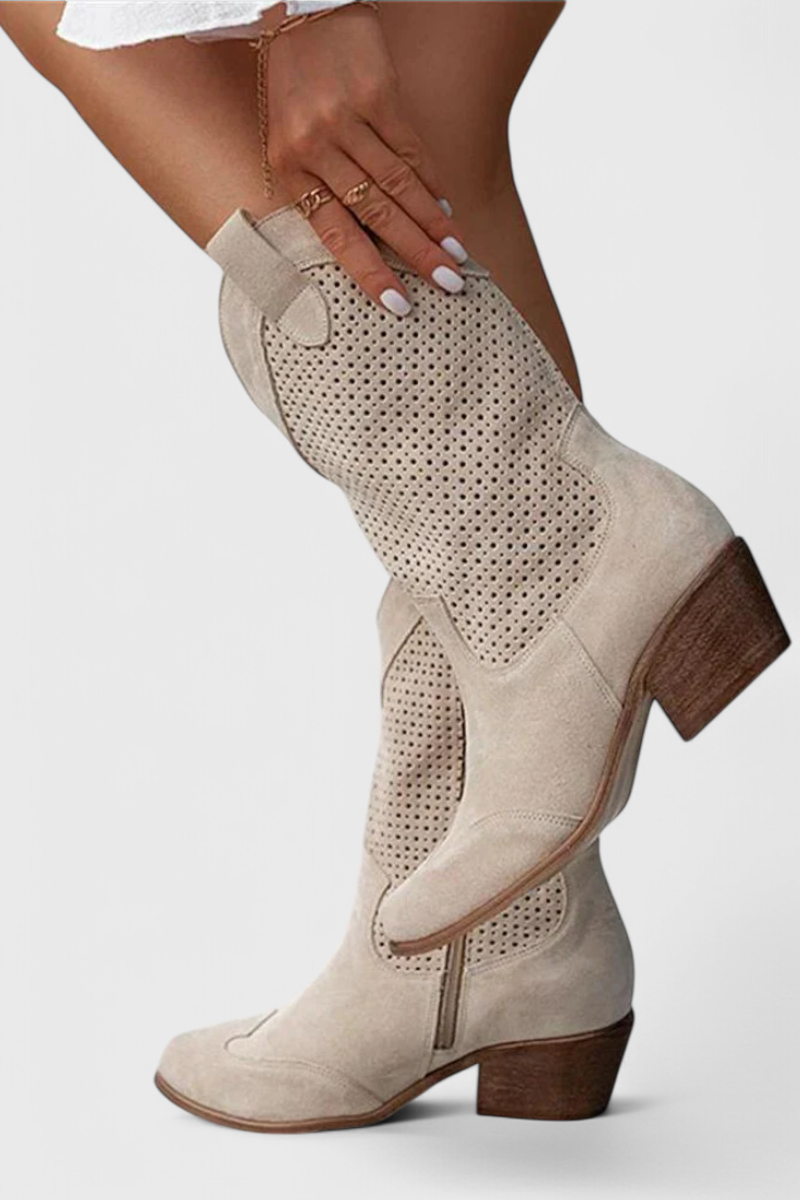 Women’s Boots | Cowboy Block Heel Ankle