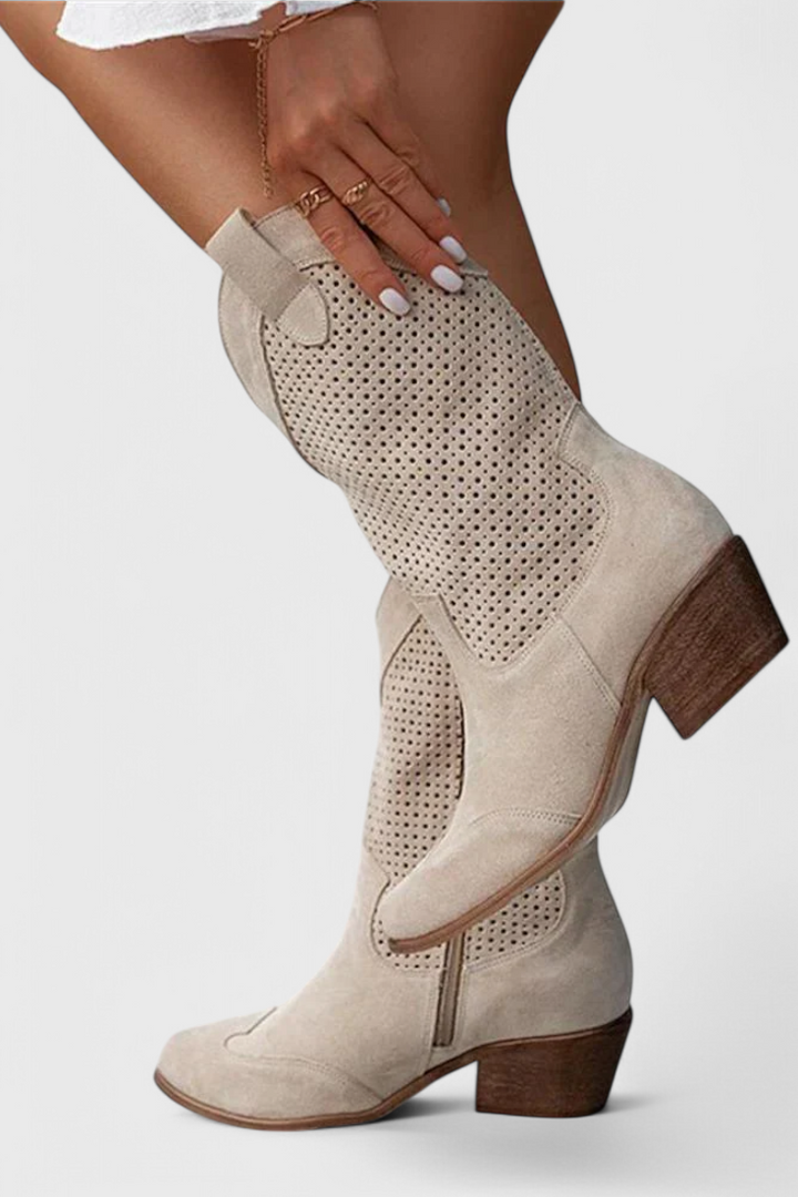 Women’s Boots | Cowboy Block Heel Ankle