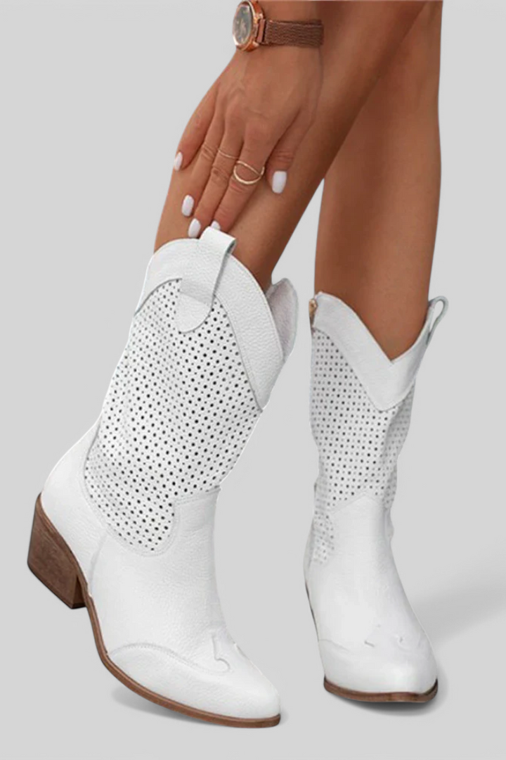 Women’s Boots | Cowboy Block Heel Ankle