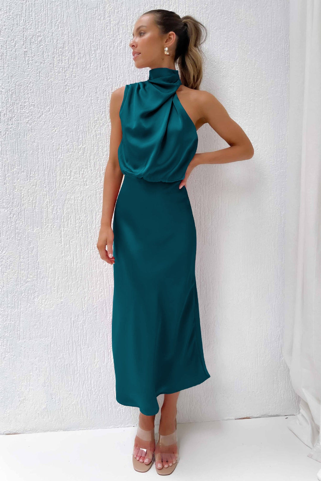 Women’s Dress | Halter Maxi