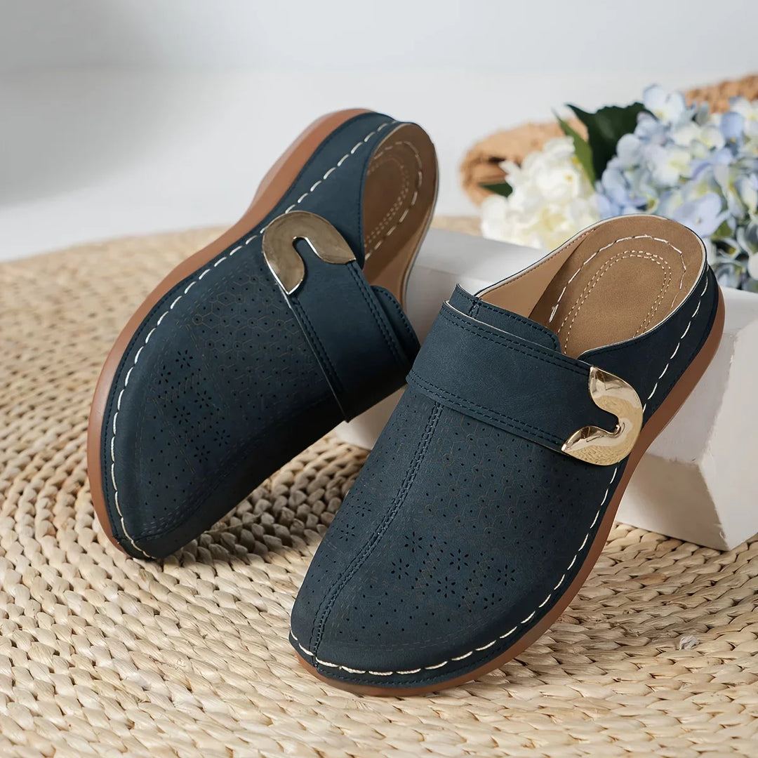 Women's Clog Mules | Slip-On Perforated