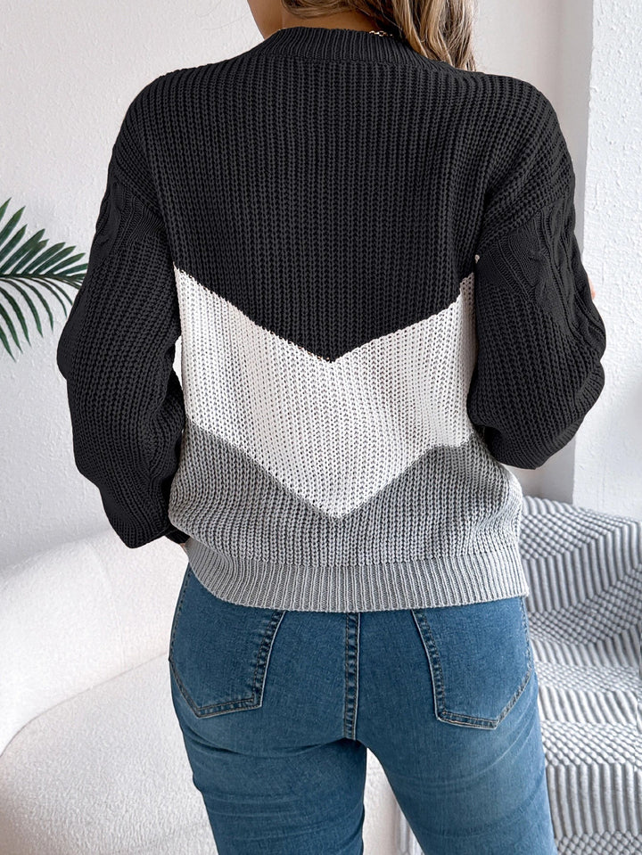Women's Sweater | Stylish Cable-Knit Design