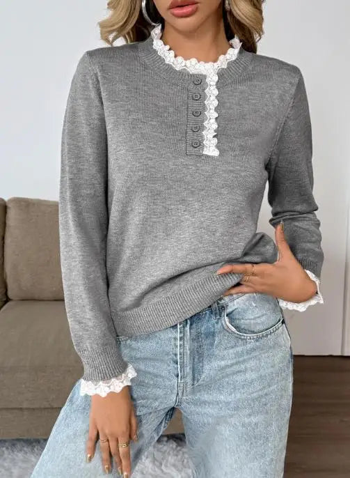 Sweater for Women | Long-sleeve Knit Top
