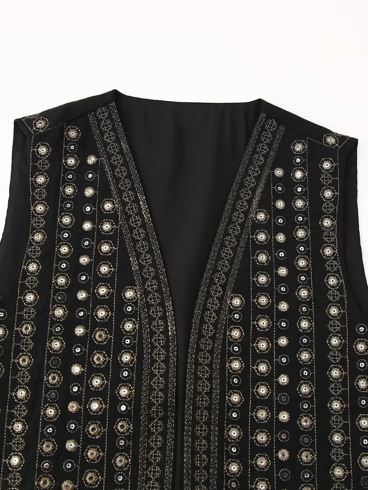 Women’s Vest | Embellished Boho Style