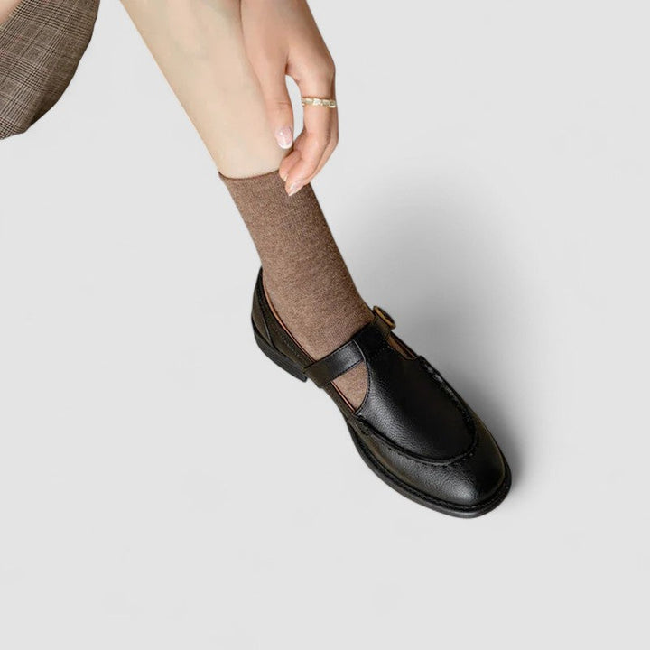 Mary Jane Shoes for Women | Square-Toe Buckle Strap