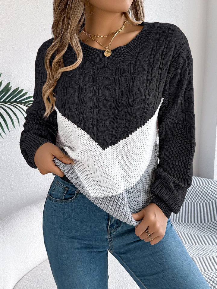 Women's Sweater | Stylish Cable-Knit Design
