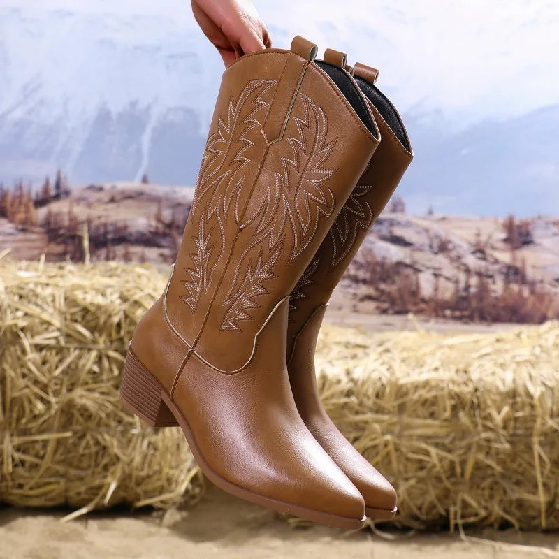 Boots for Women | Western Style Low Heel