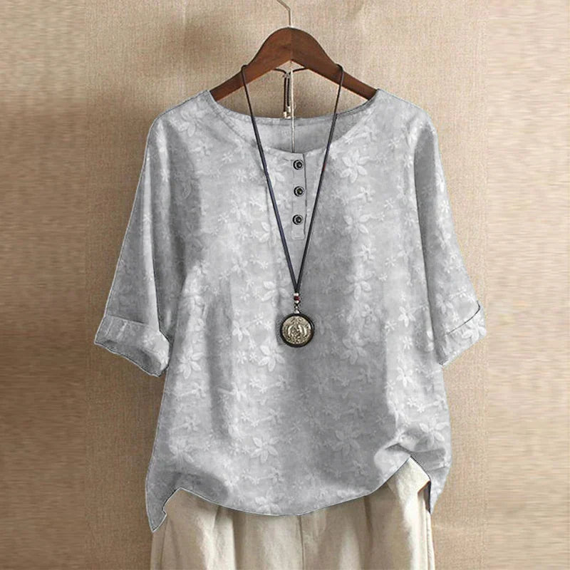 Women’s Blouse | Vintage Loose-Fit