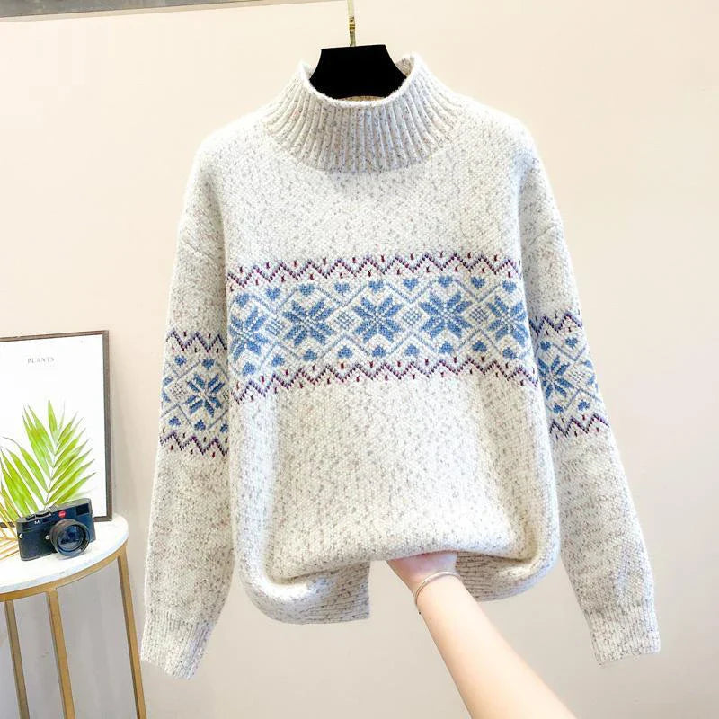 Sweater for Women | Nordic-style Pattern