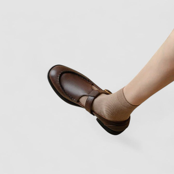 Mary Jane Shoes for Women | Square-Toe Buckle Strap