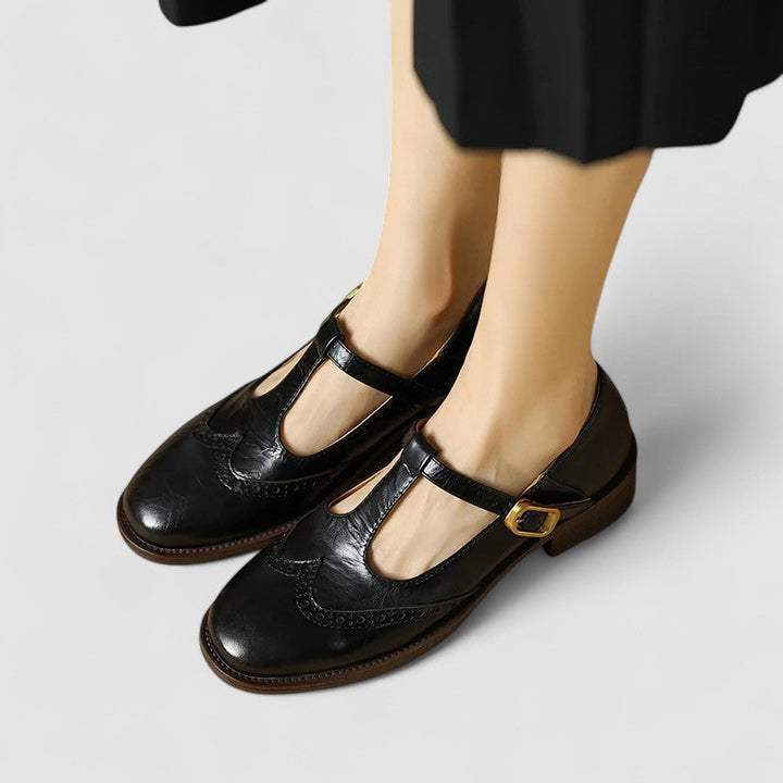 Women’s Mary Jane Shoes | Buckle Strap Low Heel