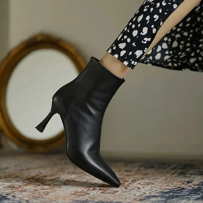 Boots For Women | Pointed Toe Ankle Heel Style