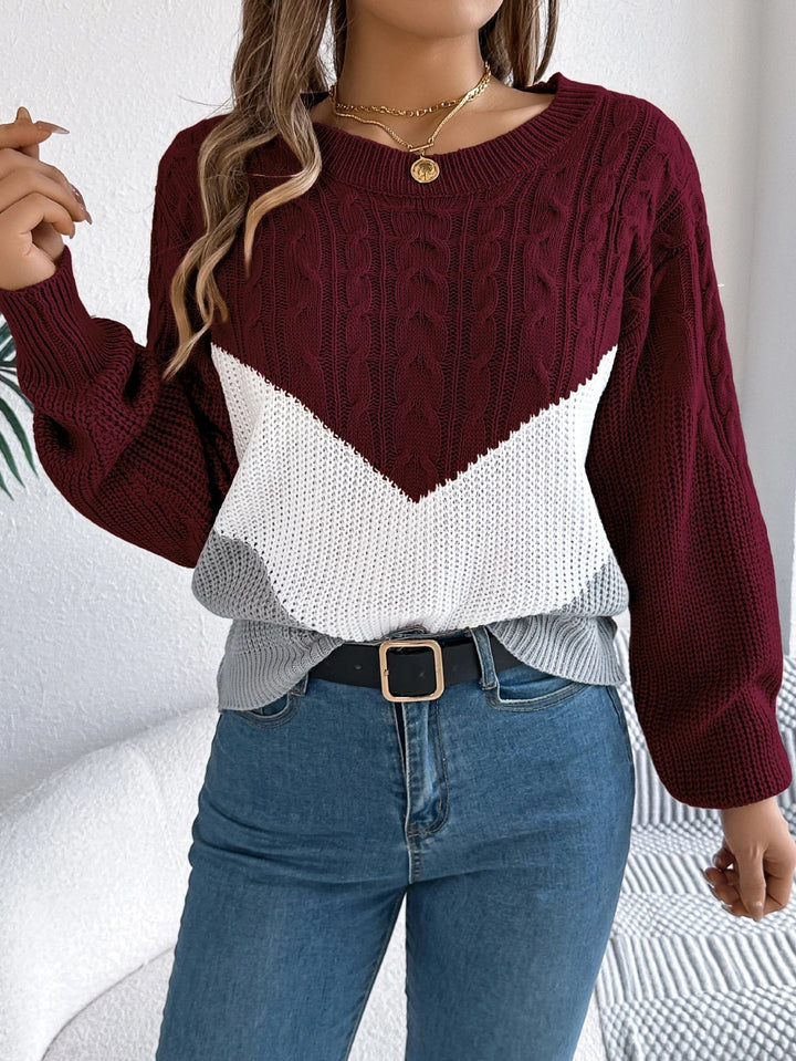 Women's Sweater | Stylish Cable-Knit Design