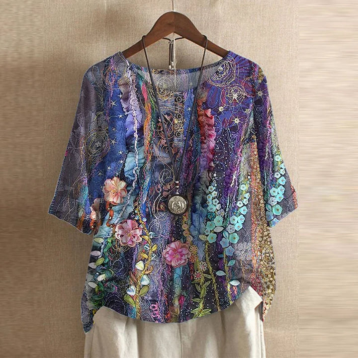 Women’s Blouse | Vintage Loose-Fit