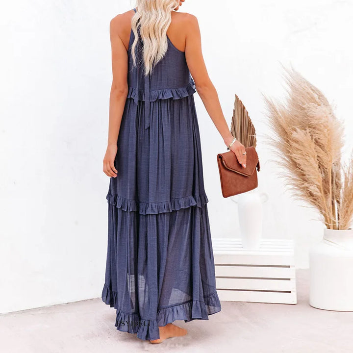 Maxi Dress for Women | Ruffle Detailing