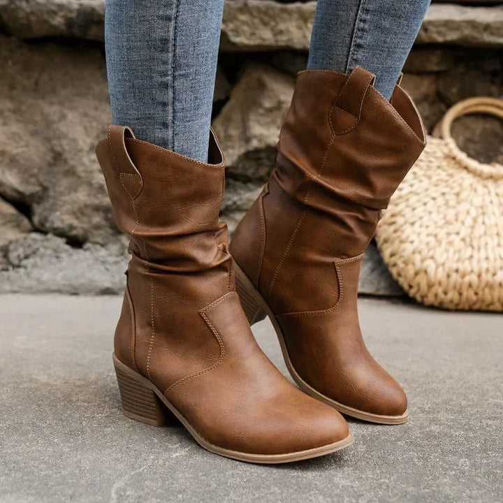 Boots for Women | Ankle Length Block Heel