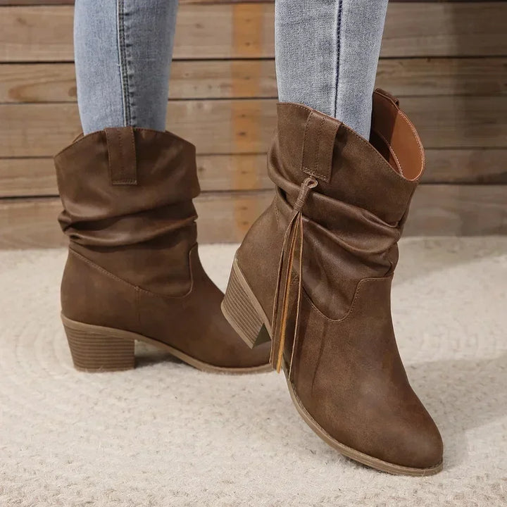 Boots for Women | Block Heel Cowboy Style