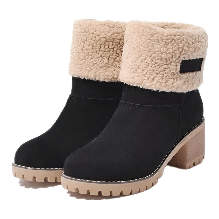 Boots for Women | Mid-calf Block Heel Lug Sole