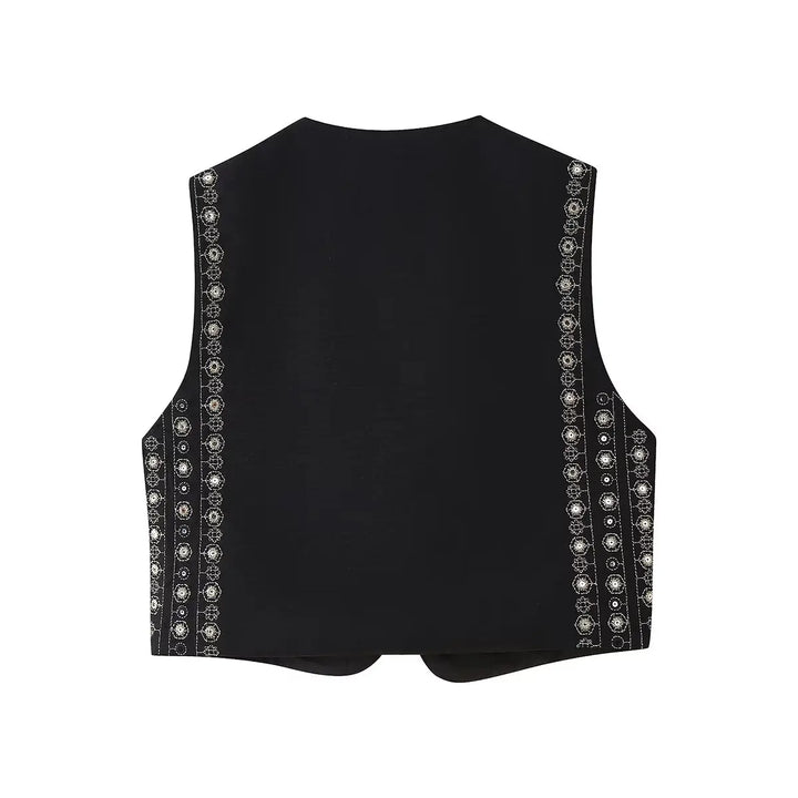 Women’s Vest | Embellished Boho Style