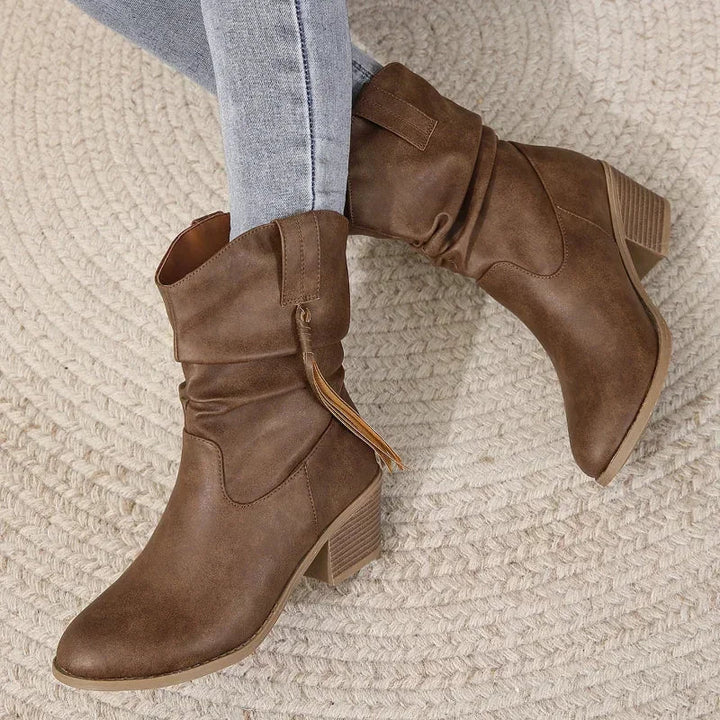 Boots for Women | Block Heel Cowboy Style