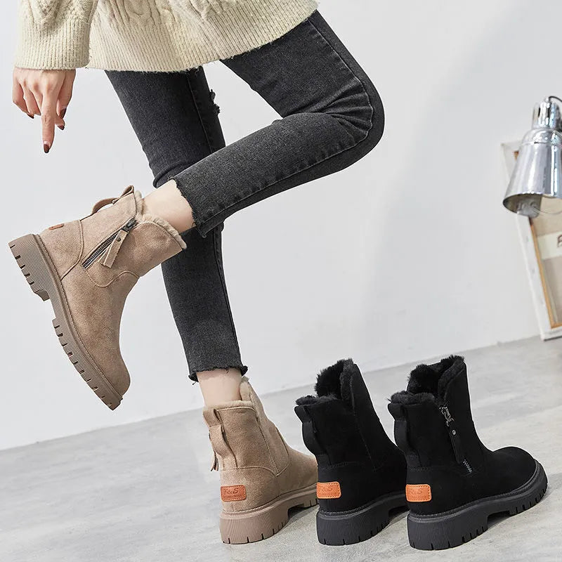 Boots for Women | Lug Sole Zip Style