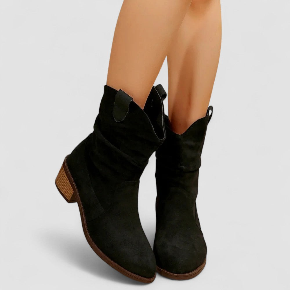 Boots for Women | Ankle Block Heel