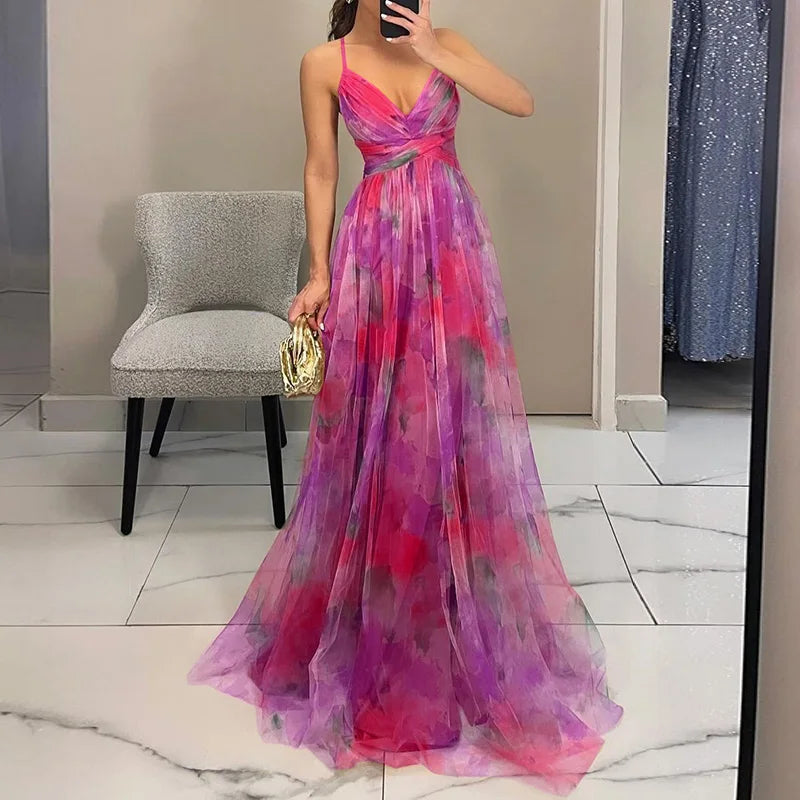 Women's Wedding Guest Maxi Dress | Floral Style