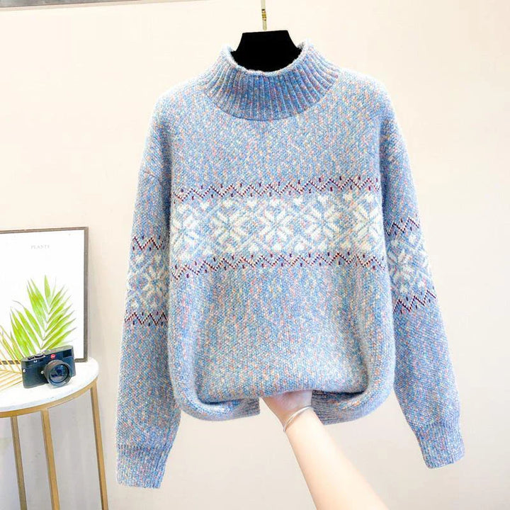 Sweater for Women | Nordic-style Pattern
