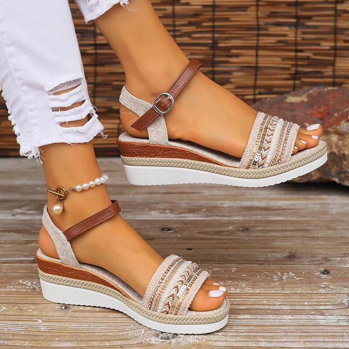 Sandals For Women | Open-Toe Ankle Strap Design