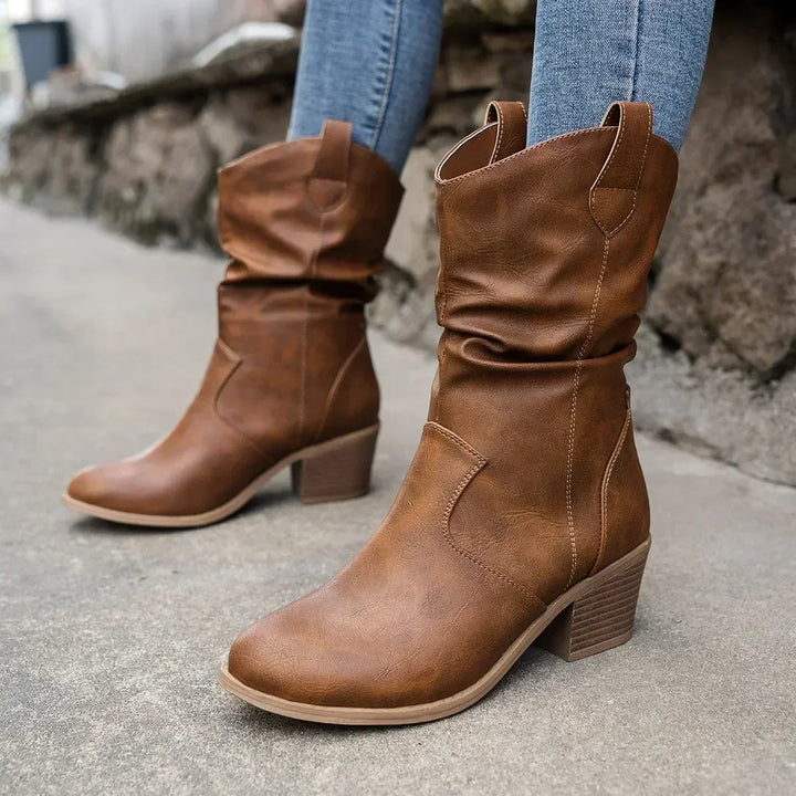 Boots for Women | Ankle Length Block Heel
