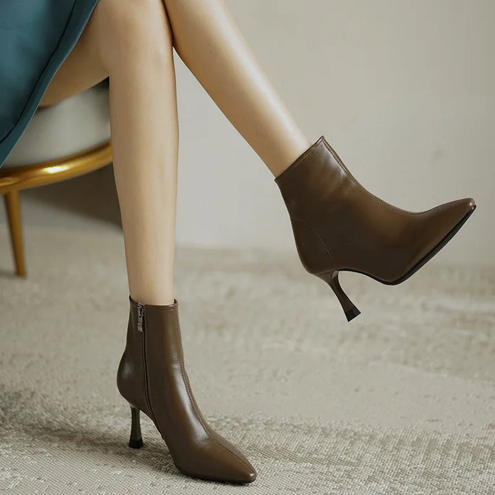 Boots For Women | Pointed Toe Ankle Heel Style