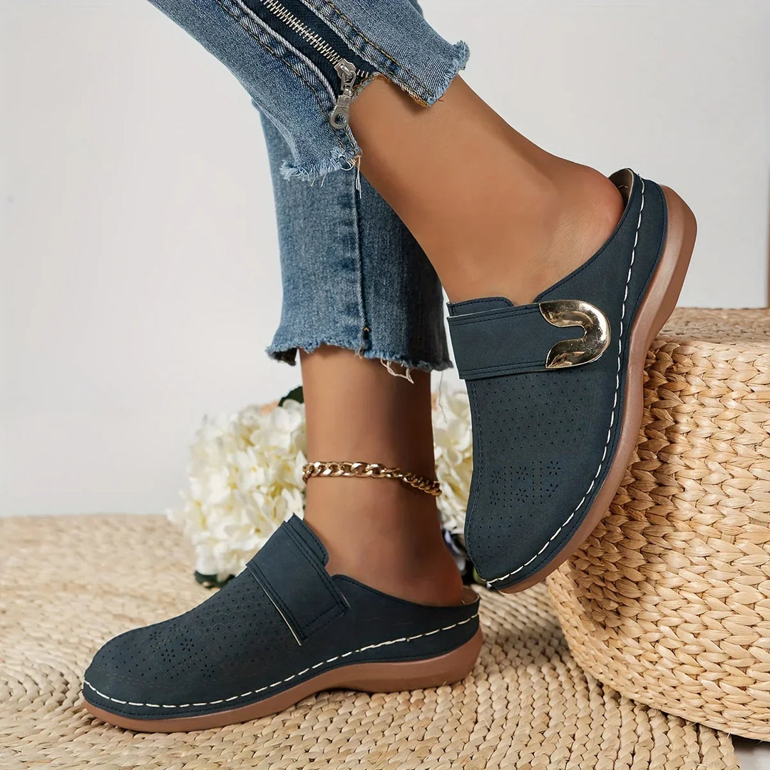 Women's Clog Mules | Slip-On Perforated
