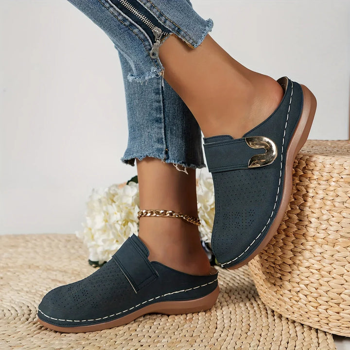 Women's Clog Mules | Slip-On Perforated