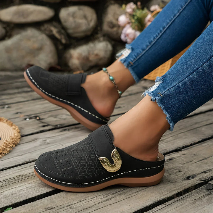 Women's Clog Mules | Slip-On Perforated