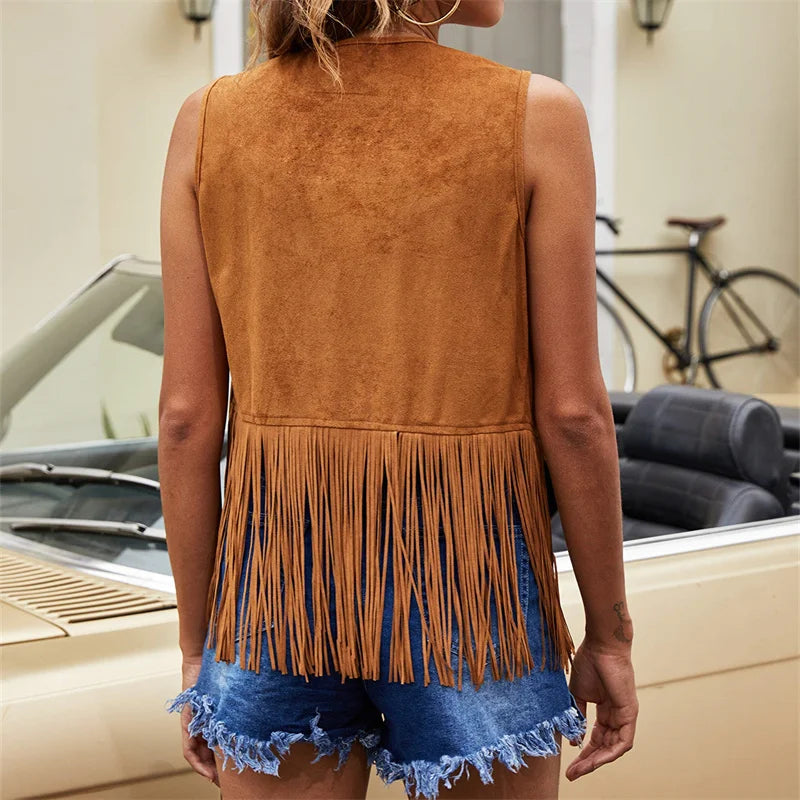 Women’s Vest | Fringe Vintage Style