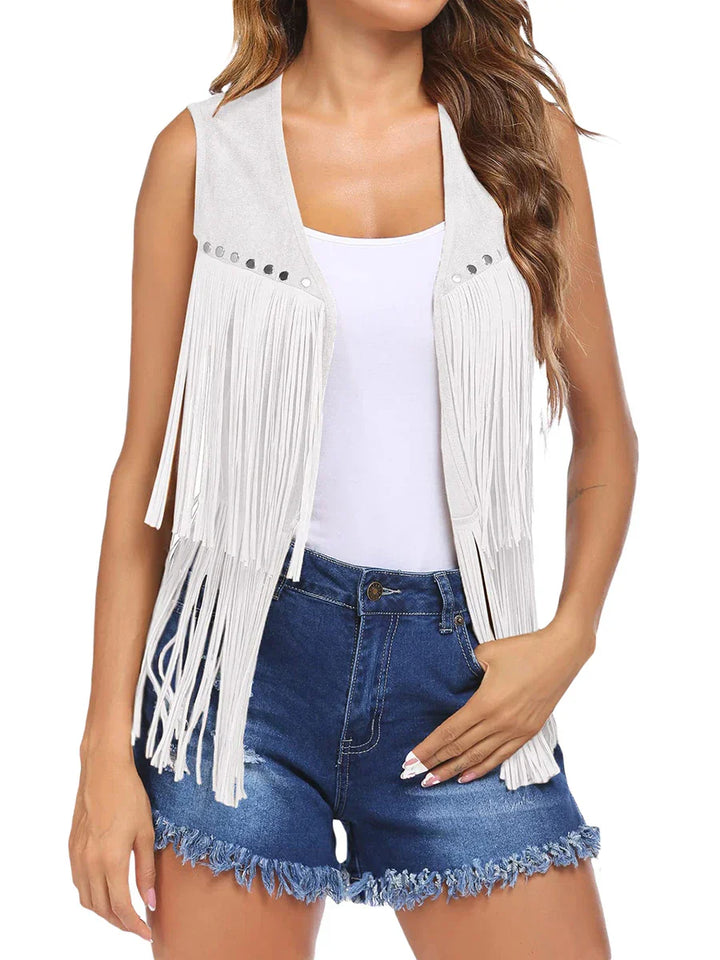 Women’s Vest | Fringe Vintage Style