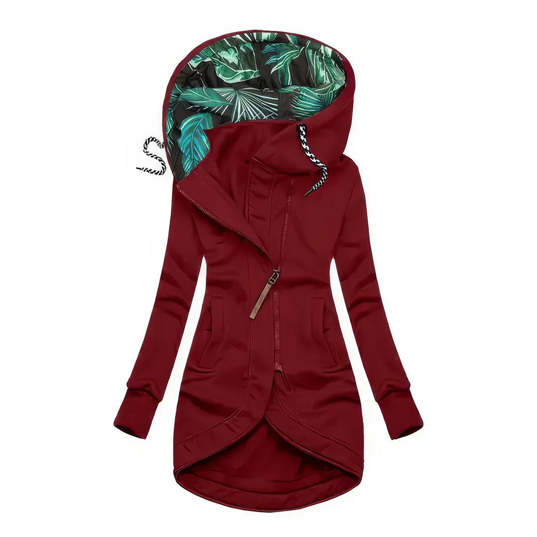 Women’s Jacket | Hooded Longline Zip-Up